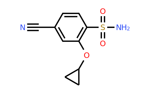 CAS 1243456-22-5 | 4-Cyano-2-cyclopropoxybenzenesulfonamide