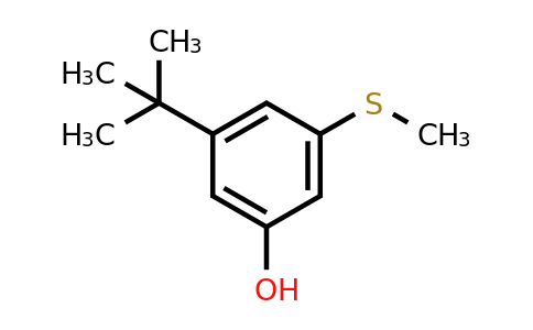 CAS 1243456-24-7 | 3-Tert-butyl-5-(methylsulfanyl)phenol