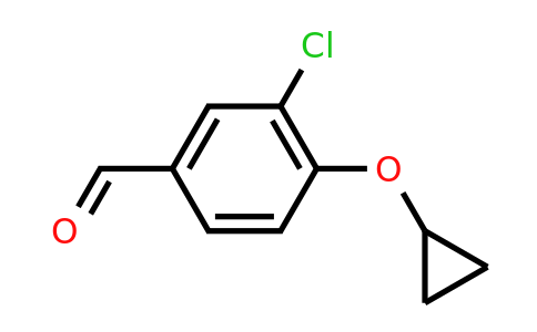 CAS 1243456-26-9 | 3-Chloro-4-cyclopropoxybenzaldehyde