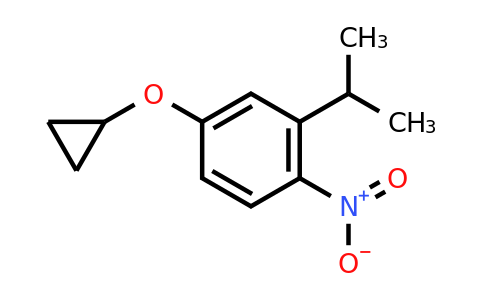 CAS 1243456-27-0 | 4-Cyclopropoxy-2-isopropyl-1-nitrobenzene