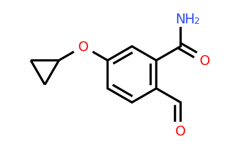 CAS 1243456-30-5 | 5-Cyclopropoxy-2-formylbenzamide