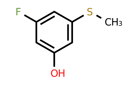 CAS 1243456-31-6 | 3-Fluoro-5-(methylthio)phenol