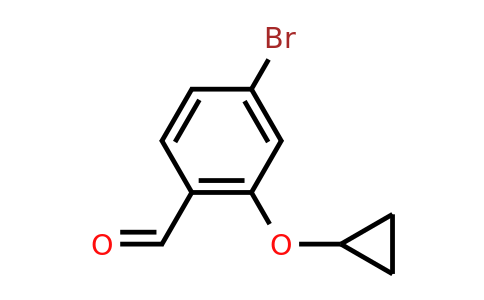 CAS 1243456-36-1 | 4-Bromo-2-cyclopropoxybenzaldehyde