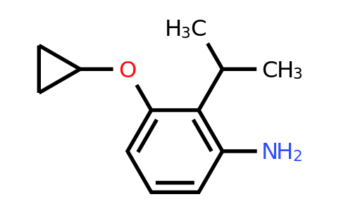 CAS 1243456-37-2 | 3-Cyclopropoxy-2-(propan-2-YL)aniline