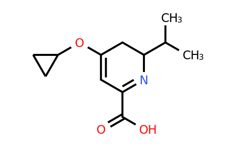 CAS 1243456-45-2 | 4-Cyclopropoxy-6-isopropyl-5,6-dihydropyridine-2-carboxylic acid