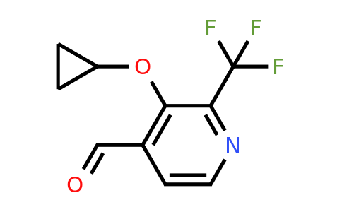 CAS 1243456-46-3 | 3-Cyclopropoxy-2-(trifluoromethyl)isonicotinaldehyde