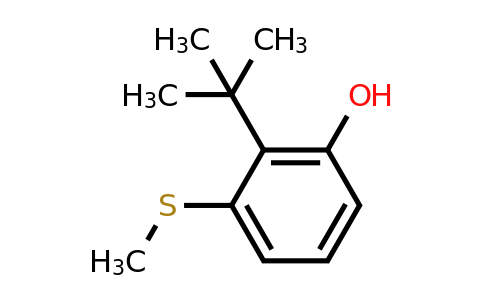 CAS 1243456-50-9 | 2-Tert-butyl-3-(methylsulfanyl)phenol