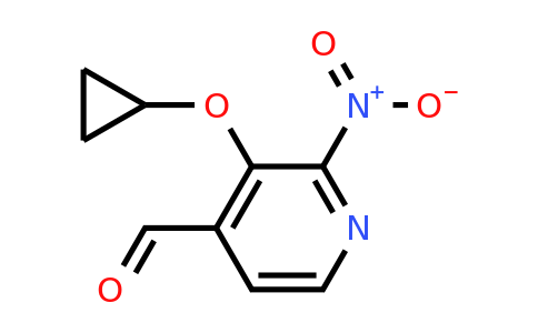 CAS 1243456-52-1 | 3-Cyclopropoxy-2-nitroisonicotinaldehyde