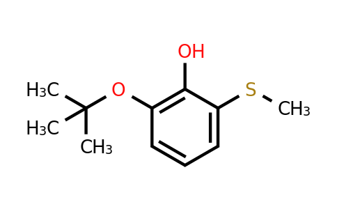 CAS 1243456-55-4 | 2-(Tert-butoxy)-6-(methylsulfanyl)phenol
