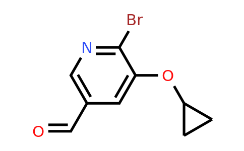 CAS 1243456-56-5 | 6-Bromo-5-cyclopropoxynicotinaldehyde