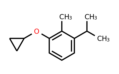 CAS 1243456-58-7 | 1-Cyclopropoxy-2-methyl-3-(propan-2-YL)benzene