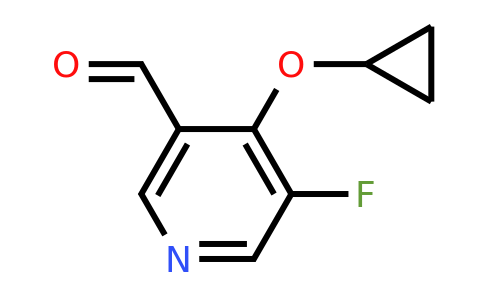 CAS 1243456-60-1 | 4-Cyclopropoxy-5-fluoronicotinaldehyde