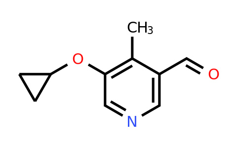 CAS 1243456-64-5 | 5-Cyclopropoxy-4-methylnicotinaldehyde