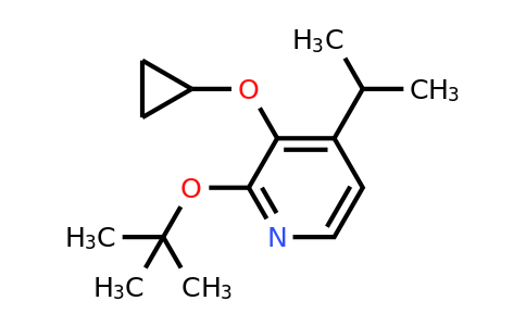 CAS 1243456-65-6 | 2-Tert-butoxy-3-cyclopropoxy-4-isopropylpyridine
