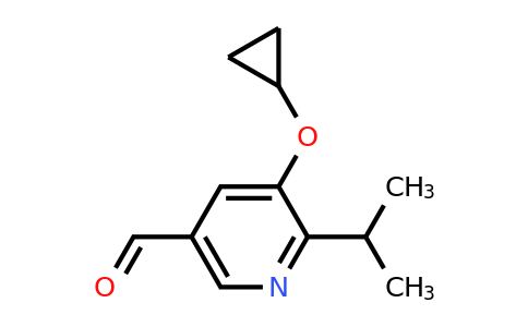 CAS 1243456-69-0 | 5-Cyclopropoxy-6-isopropylnicotinaldehyde