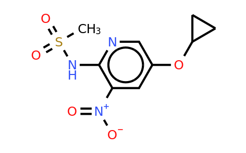 CAS 1243456-70-3 | N-(5-cyclopropoxy-3-nitropyridin-2-YL)methanesulfonamide