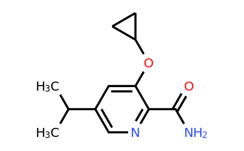 CAS 1243456-71-4 | 3-Cyclopropoxy-5-isopropylpicolinamide