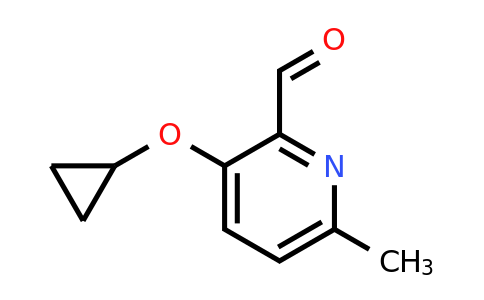 CAS 1243456-74-7 | 3-Cyclopropoxy-6-methylpicolinaldehyde