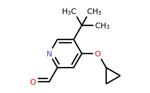 CAS 1243456-79-2 | 5-Tert-butyl-4-cyclopropoxypicolinaldehyde