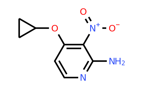 CAS 1243456-82-7 | 4-Cyclopropoxy-3-nitropyridin-2-amine
