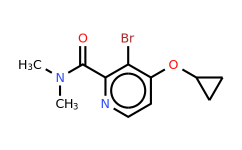 CAS 1243456-85-0 | 3-Bromo-4-cyclopropoxy-N,n-dimethylpicolinamide