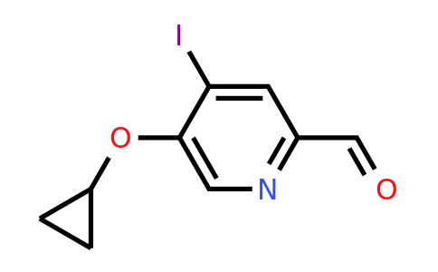 CAS 1243456-86-1 | 5-Cyclopropoxy-4-iodopicolinaldehyde