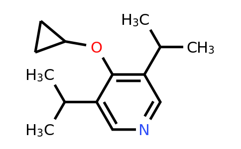CAS 1243456-87-2 | 4-Cyclopropoxy-3,5-diisopropylpyridine