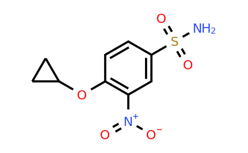 CAS 1243456-90-7 | 4-Cyclopropoxy-3-nitrobenzenesulfonamide