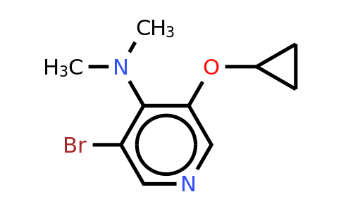 CAS 1243456-91-8 | 3-Bromo-5-cyclopropoxy-N,n-dimethylpyridin-4-amine
