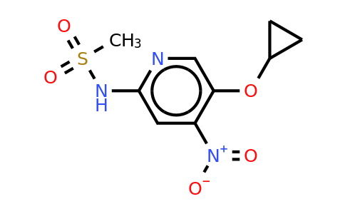 CAS 1243456-93-0 | N-(5-cyclopropoxy-4-nitropyridin-2-YL)methanesulfonamide