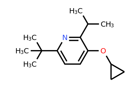 CAS 1243456-97-4 | 6-Tert-butyl-3-cyclopropoxy-2-isopropylpyridine