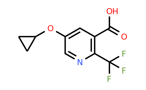 CAS 1243457-01-3 | 5-Cyclopropoxy-2-(trifluoromethyl)nicotinic acid