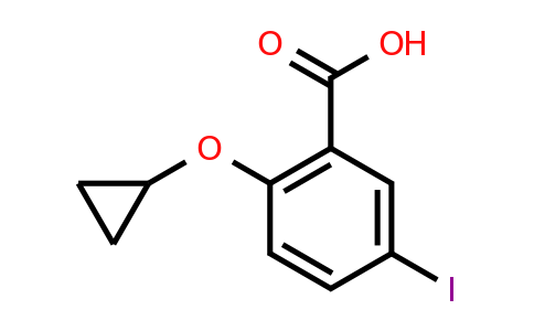 CAS 1243457-03-5 | 2-Cyclopropoxy-5-iodobenzoic acid