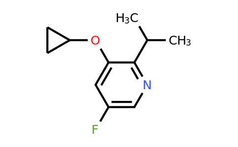 CAS 1243457-04-6 | 3-Cyclopropoxy-5-fluoro-2-(propan-2-YL)pyridine