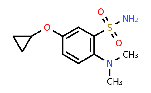 CAS 1243457-08-0 | 5-Cyclopropoxy-2-(dimethylamino)benzenesulfonamide