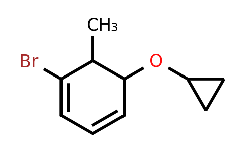 CAS 1243457-11-5 | 1-Bromo-5-cyclopropoxy-6-methylcyclohexa-1,3-diene