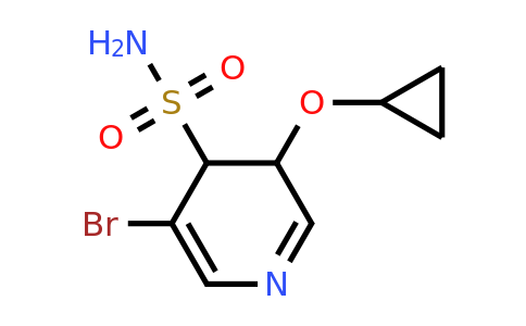 CAS 1243457-12-6 | 5-Bromo-3-cyclopropoxy-3,4-dihydropyridine-4-sulfonamide