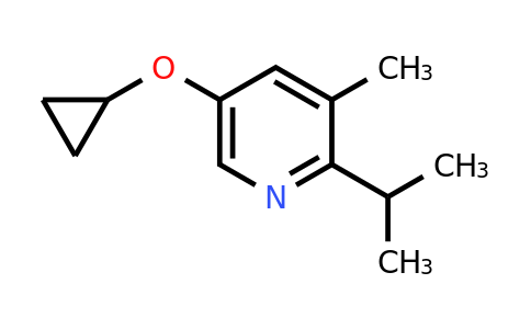 CAS 1243457-13-7 | 5-Cyclopropoxy-2-isopropyl-3-methylpyridine