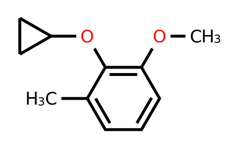 CAS 1243457-14-8 | 2-Cyclopropoxy-1-methoxy-3-methylbenzene