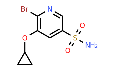 CAS 1243457-15-9 | 6-Bromo-5-cyclopropoxypyridine-3-sulfonamide