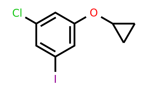 CAS 1243457-16-0 | 1-Chloro-3-cyclopropoxy-5-iodobenzene