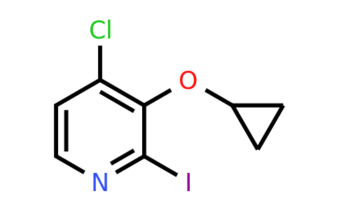 CAS 1243457-20-6 | 4-Chloro-3-cyclopropoxy-2-iodopyridine