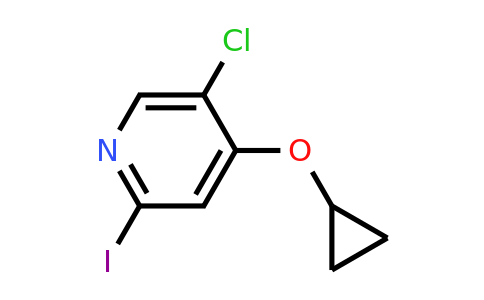 CAS 1243457-21-7 | 5-Chloro-4-cyclopropoxy-2-iodopyridine