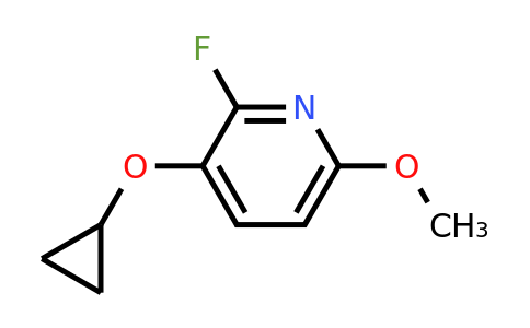 CAS 1243457-25-1 | 3-Cyclopropoxy-2-fluoro-6-methoxypyridine