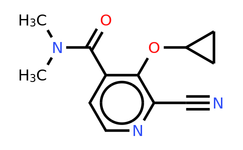 CAS 1243457-30-8 | 2-Cyano-3-cyclopropoxy-N,n-dimethylisonicotinamide