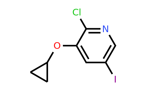 CAS 1243457-32-0 | 2-Chloro-3-cyclopropoxy-5-iodopyridine