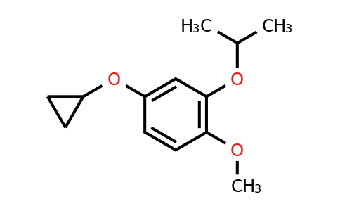 CAS 1243457-38-6 | 4-Cyclopropoxy-1-methoxy-2-(propan-2-yloxy)benzene