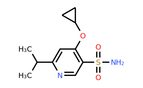 CAS 1243457-40-0 | 4-Cyclopropoxy-6-isopropylpyridine-3-sulfonamide