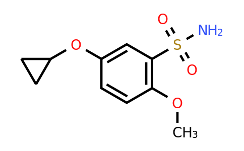 CAS 1243457-47-7 | 5-Cyclopropoxy-2-methoxybenzenesulfonamide