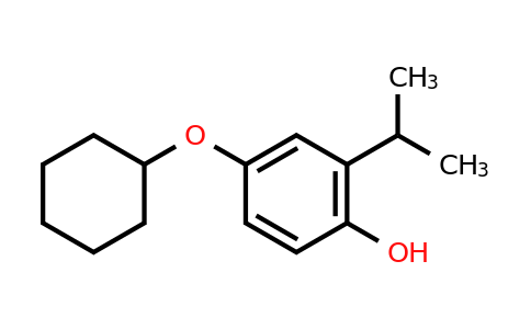 CAS 1243457-49-9 | 4-(Cyclohexyloxy)-2-isopropylphenol